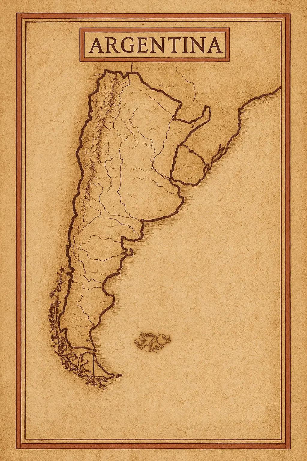 Mapa de Argentina